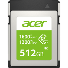 Thẻ nhớ SD Acer SC300 512GB CL10 U3 V30 R160 W120 – Hiệu năng cao, hỗ trợ quay 4K