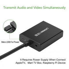 Cáp chuyển HDMI to VGA UGREEN 40233 cao cấp | Hàng chính hãng