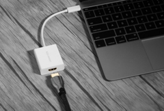 Cáp USB Type-C to HDMI cao cấp Ugreen 40273 hỗ trợ 4K*2K, 3D | Hàng chính hãng