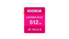 Thẻ nhớ KIOXIA EXCERIA PLUS SD 512GB LNPL1M512GG4 – UHS-I U3, V30, tốc độ đọc 100MB/s