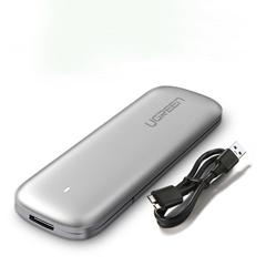 Hộp box đựng ổ cứng SSD M.2 B-Key & MB Key USB 3.0 Ugreen 60355 chính hãng | Hàng chính hãng