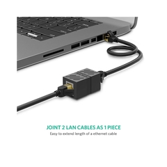 Đầu nối mạng Ugreen 20390 màu đen | Hàng chính hãng