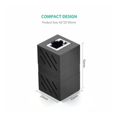Đầu nối mạng Ugreen 20390 màu đen | Hàng chính hãng