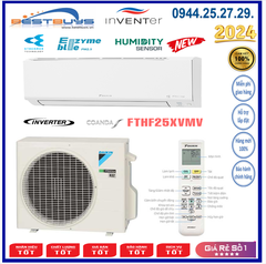 Điều hòa Daikin 2 chiều 9000BTU inverter gas R32 FTHF25XVMV Mới 2024 | Hàng chính hãng