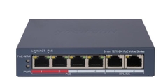 Switch PoE thông minh Fast Ethernet 4 cổng HIKVISION DS-3E1106P-EI/M | Hàng chính hãng