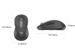Chuột không dây Logitech M650 Đen 910-006262 | Hàng chính hãng