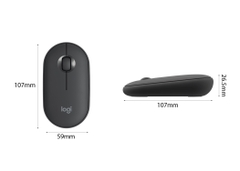 Chuột không dây Logitech Pebble M350s Đen | Hàng chính hãng