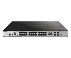 D-Link DGS-3630-28SC – Switch Layer 3 Stackable Managed Gigabit Fiber 28 Port
