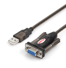 Cáp USB 2.0->Com 9L RS 232 1.5m UNITEK Y-105D | Hàng chính hãng