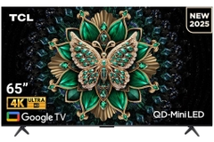Tivi QD-Mini LED TCL 4K 65 inch 65C6K Mới 2025 | Hàng chính hãng
