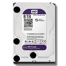 Ổ Cứng HDD WD Purple 8TB WD85PURZ – Giải Pháp Lưu Trữ Thông Minh Cho Hệ Thống Camera AI
