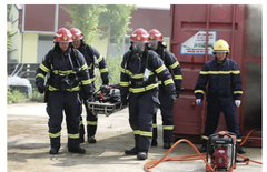 Quần Áo Chữa Cháy Chuyên Dụng 4 Lớp – Sản Xuất Bởi Thanh Bình BCA (Tiêu Chuẩn Châu Âu)