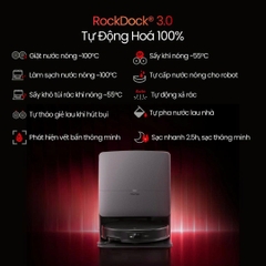 Robot hút bụi Roborock Saros 20 - Siêu mỏng 7.98cm, Lực hút 35.000Pa