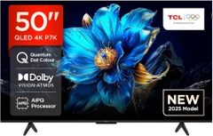 Tivi QLED TCL 4K 50 inch 50P7K Mới 2025 | Hàng chính hãng