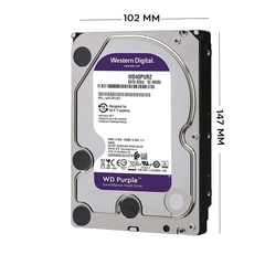 Ổ cứng HDD WD Purple 8TB 3.5 inch, 5640RPM, SATA, 256MB Cache (WD84PURU) | Hàng chính hãng