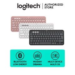 Bàn phím LOGITECH PEBBLE KEYS 2 K380s WIRELESS/BLUETOOTH/ĐEN/TRĂNG/HỒNG