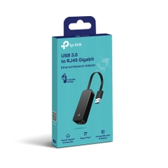 Giắc chuyển đổi từ USB 3.0 sang LAN Gigabit TP-Link UE306 màu đen | Hàng chính hãng