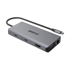 Hub USB-C D-Link DUB-M1150 11 trong 1 – HDMI 4K, PD 100W