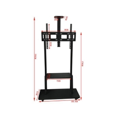 Giá Treo Tivi Di Động Ergotek E2500 (55 - 100 Inch) - Chịu Tải 100kg, Hàng Chính Hãng