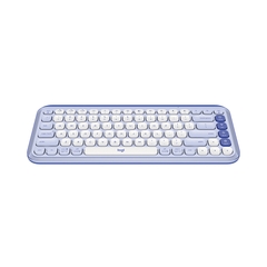 Bàn phím cơ không dây Logitech POP ICON Keys màu Tím - 920-013086 | Hàng chính hãng