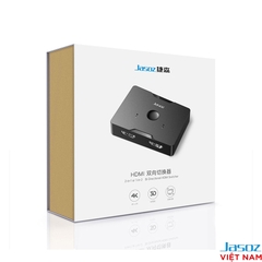 Bộ Chia HDMI 2 Chiều Jasoz G128 (T-G147) – Hỗ Trợ 4K/60Hz, Chuyển Đổi Thông Minh 2 Vào 1 Hoặc 1 Vào 2