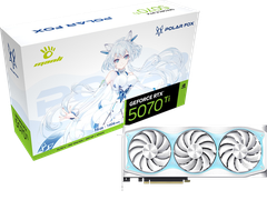 Card đồ họa Manli Polar Fox GeForce RTX 5070 Ti OC 16GB GDDR7 M-N507TIPO/D716G-M3644