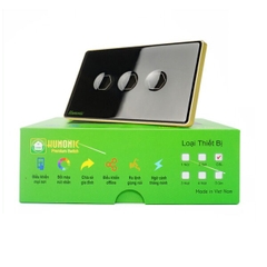 Công tắc cảm ứng BLE Hunonic Premium HCN, màu Đen