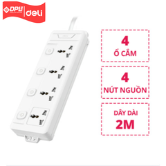 Tổng hợp ổ cắm điện đa năng cao cấp Deli