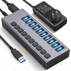 Hub đa chức năng 10 cổng USB 3.0 Jasoz T-F165