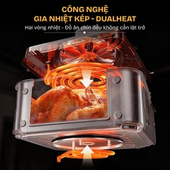 Nồi chiên không dầu Fujihome DUALHEAT A7DH 7 lít gia nhiệt kép | Hàng chính hãng