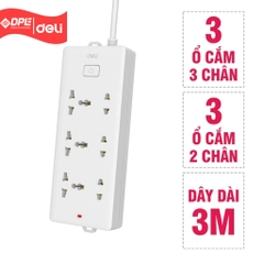 Tổng hợp ổ cắm điện đa năng cao cấp Deli