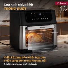 Nồi chiên không dầu Fujihome A16D 16 lít 2100W có lồng quay | Hàng chính hãng