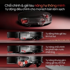Robot hút bụi Roborock Saros 20 - Siêu mỏng 7.98cm, Lực hút 35.000Pa