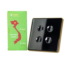Công tắc cảm ứng BLE Hunonic Premium, HV, màu Đen