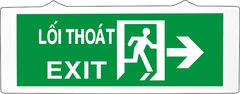 Đèn Exit Thoát Hiểm 1 Mặt & 2 Mặt - Biển Chỉ Dẫn Lối Thoát Nạn Chuẩn PCCC