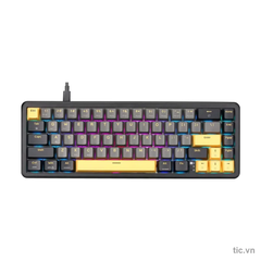 Bàn phím cơ có dây E-Dra EK368HE Magnetic Switch (67 phím, Gasket, RGB) Chính Hãng