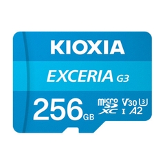 KIOXIA LMEX3L256GG4 – Thẻ Nhớ microSD EXCERIA G3 256GB UHS-I U3 V30
