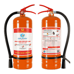 Bình Chữa Cháy Bột ABC Dolphin Chính Hãng (4kg - 8kg) - Đủ Tem Kiểm Định