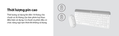 Bộ bàn phím chuột không dây Logitech MK470 Slim chính hãng