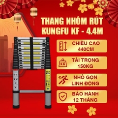 Thang nhôm rút Kungfu KF-44 | Hàng chính hãng