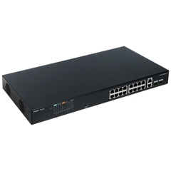 RG-ES118FGS-LP – Switch PoE 16 cổng hiệu suất cao, mở rộng linh hoạt