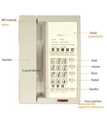 Điện thoại chuyên đụng khách sạn Excelltel CDX-818A | Hàng chính hãng