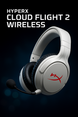 Tai nghe HyperX Cloud Flight 2 Wireless Đen, Trắng