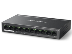 Switch PoE MERCUSYS MS110GMP Chính hãng FV (10 port 1000Mbps với 8 Port Poe) FV