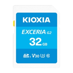 Thẻ nhớ KIOXIA EXCERIA G2 SDHC 32GB LNEX2L032GG4 – UHS-I U3 V30, hỗ trợ quay 4K