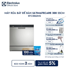 Máy rửa bát để bàn Electrolux 8 bộ UltimateCare 300 EFC3862MS | Hàng chính hãng