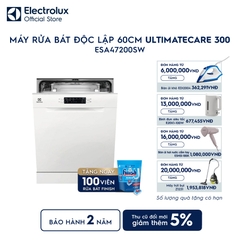 Máy rửa bát độc lập Electrolux 13 bộ UltimateCare 300 ESA47200SW trắng | Hàng chính hãng