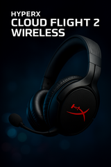 Tai nghe HyperX Cloud Flight 2 Wireless Đen, Trắng