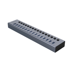 Bộ chia USB Hub 16 cổng USB 3.0, đen , ORICO - CT2U3-16AB-EU-BK-BP