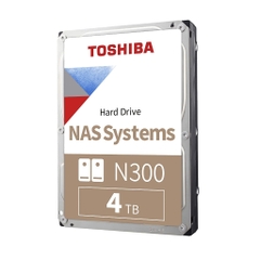 Ổ cứng Toshiba 3.5" N300 24x7 4TB Gold 7200rpm 512MB